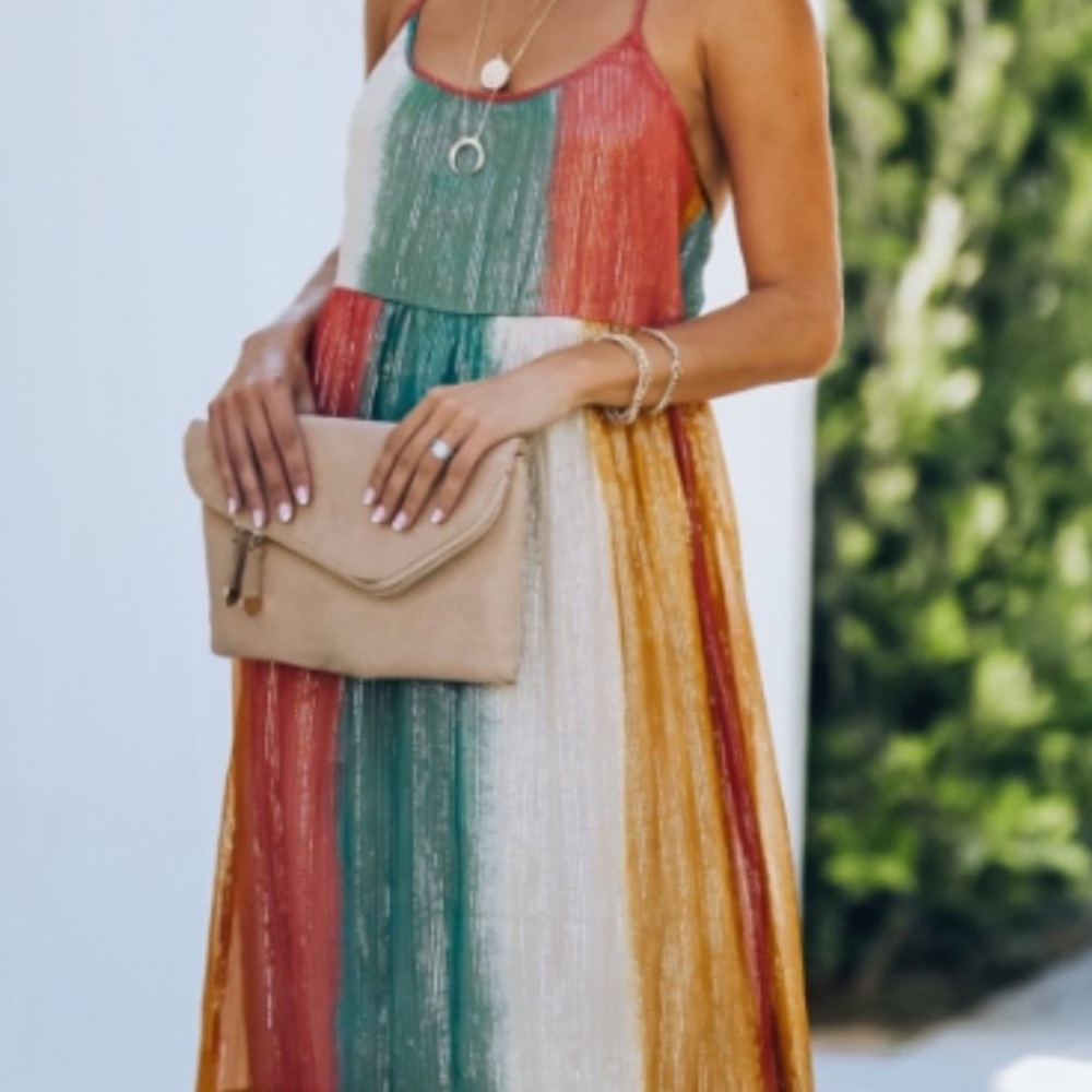 LoveStitch Striped Maxi Dress